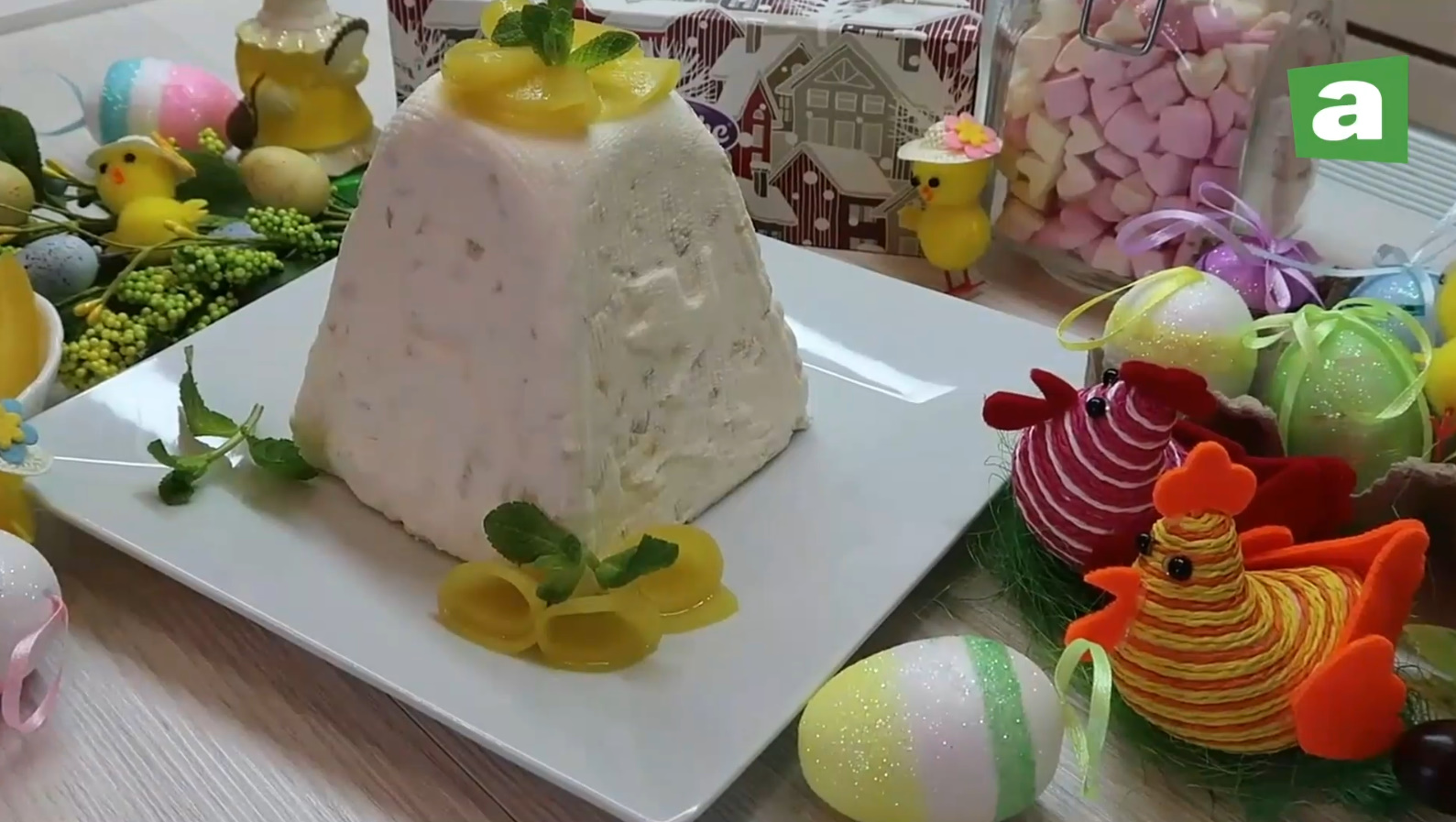 Пасха с персиками